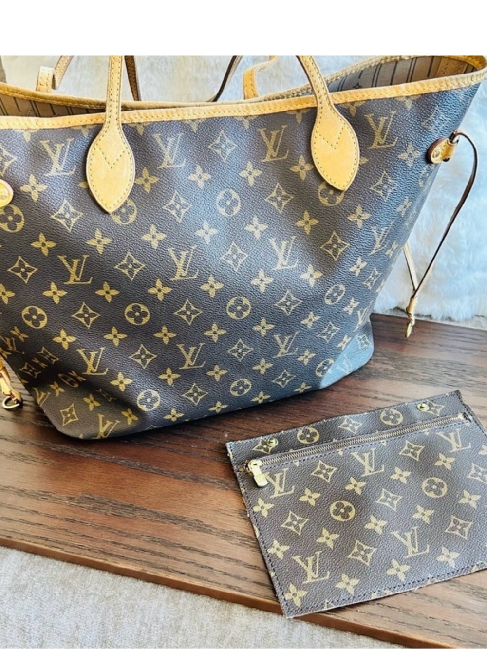 LV NEVERFULL MM/POCHETTE BUNDLE - Picture 4 of 16